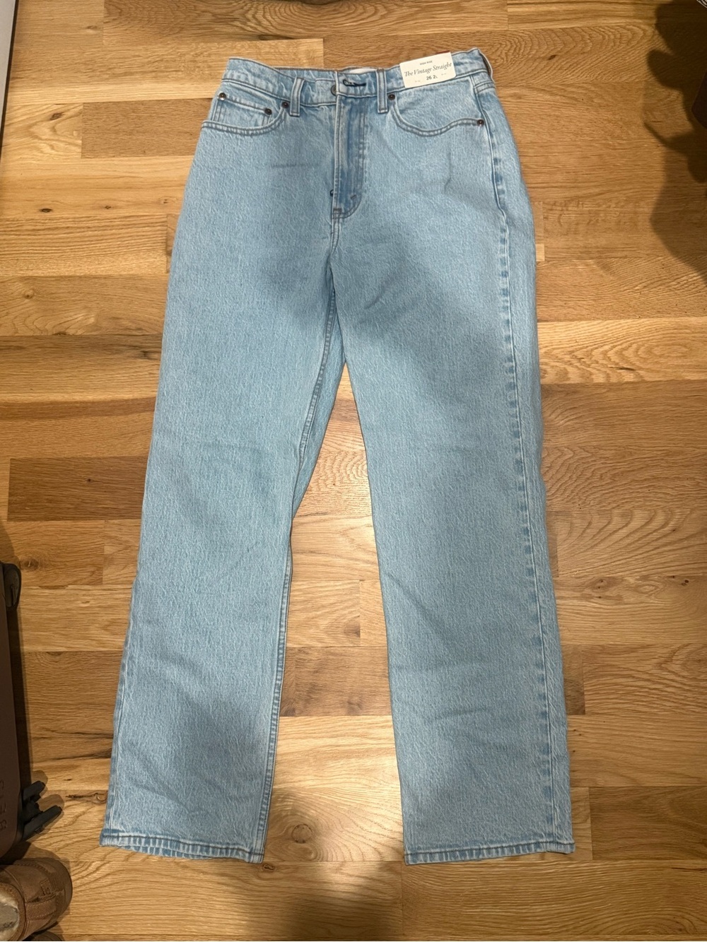 Abercrombie Vintage High-Rise Straight Jeans - 27